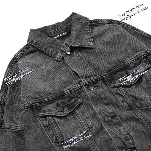 ★安心★追跡付 Palm Angels パーム エンジェルス 偽物ブランド 2020秋冬 デニムジャケット 2色可選 クラシックロゴデニムジャケット